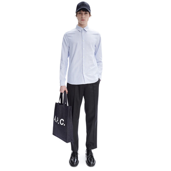 A.P.C. Pieter Elastic-Waist Tailored Pants - Picture 1 of 14